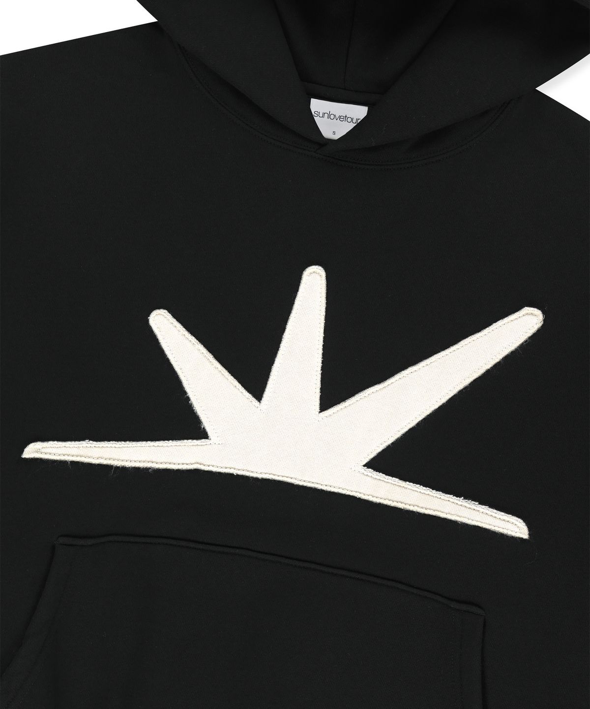 썬러브투어(SUNLOVETOUR) Daybreak Brushed Hoodie Black