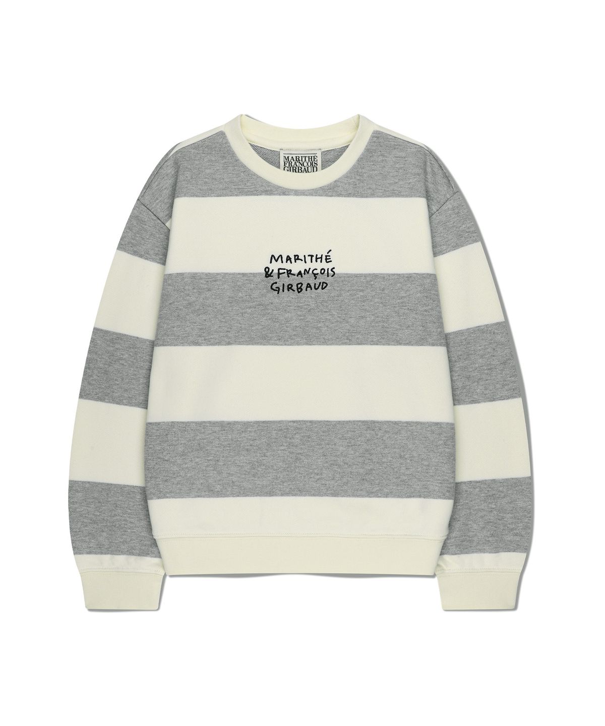 마리떼 키즈(MARITHÉ KIDS) KIDS STRIPE SWEATSHIRT heather gray