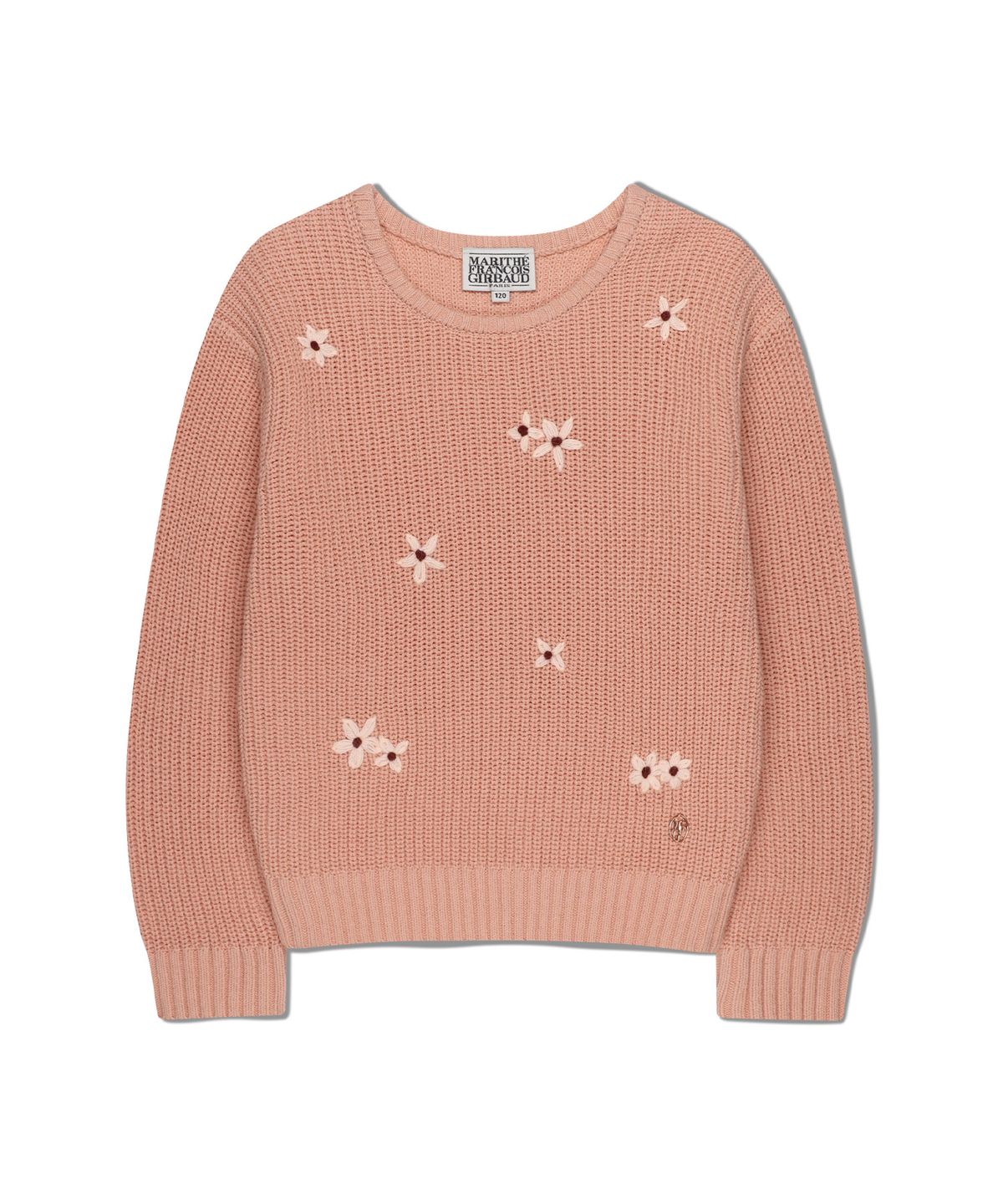 마리떼 키즈(MARITHÉ KIDS) KIDS W FLOWER KNIT PULLOVER coral