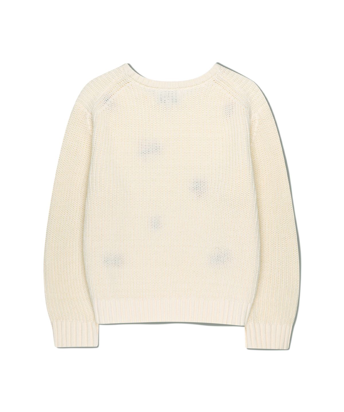 마리떼 키즈(MARITHÉ KIDS) KIDS W FLOWER KNIT PULLOVER cream