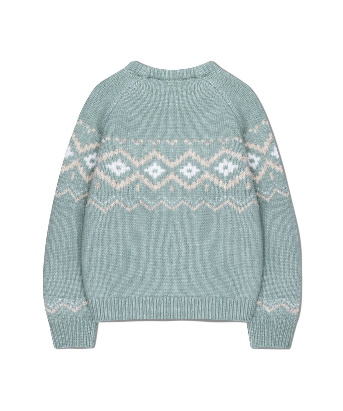 마리떼 키즈(MARITHÉ KIDS) KIDS NORDIC KNIT PULLOVER mint