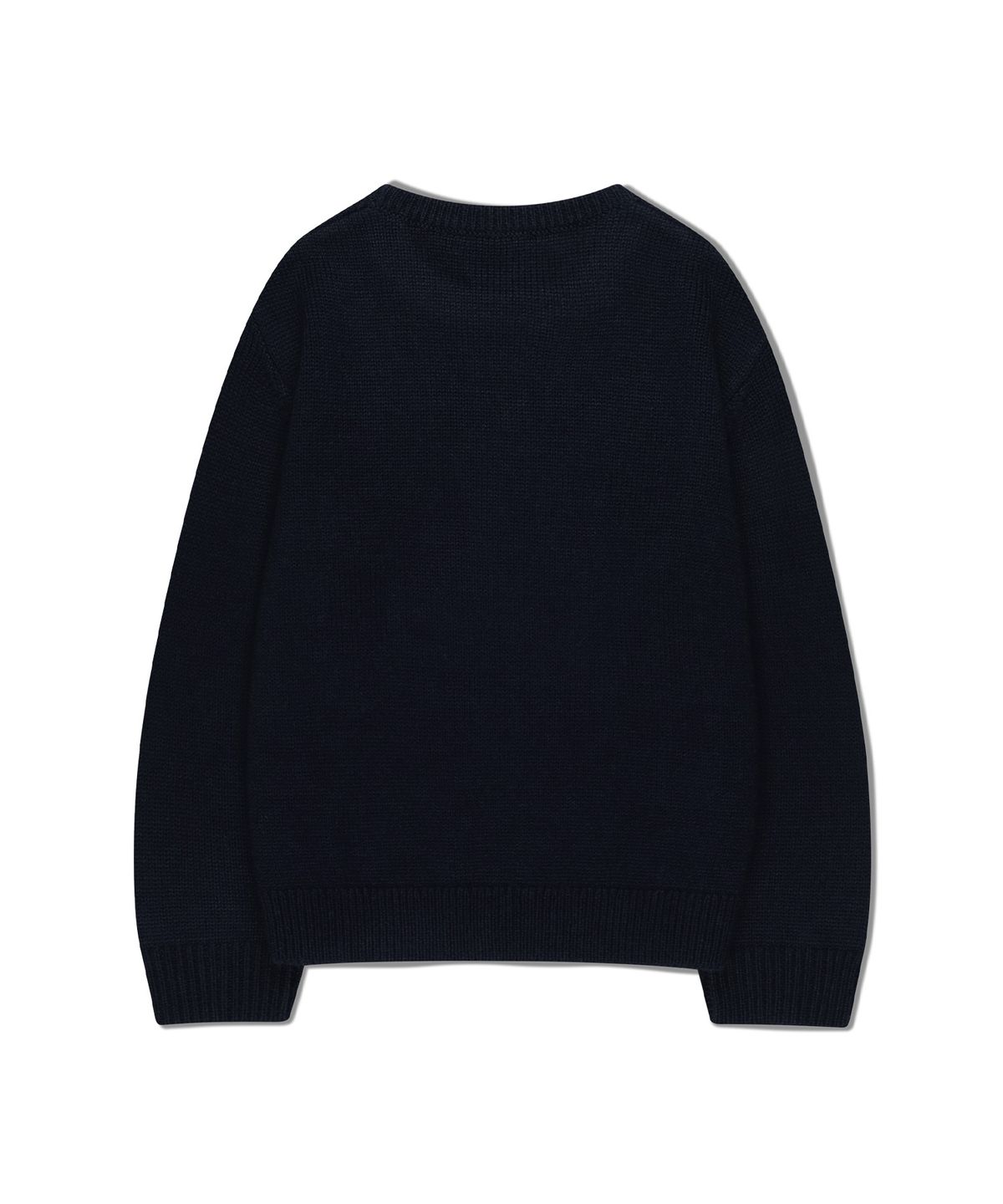 마리떼 키즈(MARITHÉ KIDS) KIDS BEAR JACQUARD KNIT PULLOVER navy