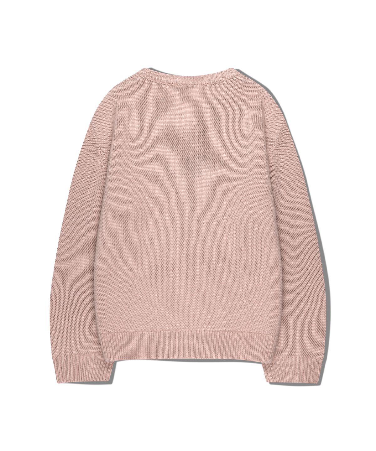 마리떼 키즈(MARITHÉ KIDS) KIDS BEAR JACQUARD KNIT PULLOVER pink