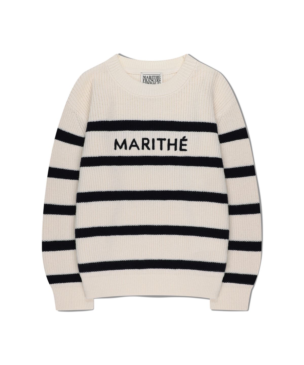 마리떼 키즈(MARITHÉ KIDS) KIDS STRIPE KNIT PULLOVER ivory