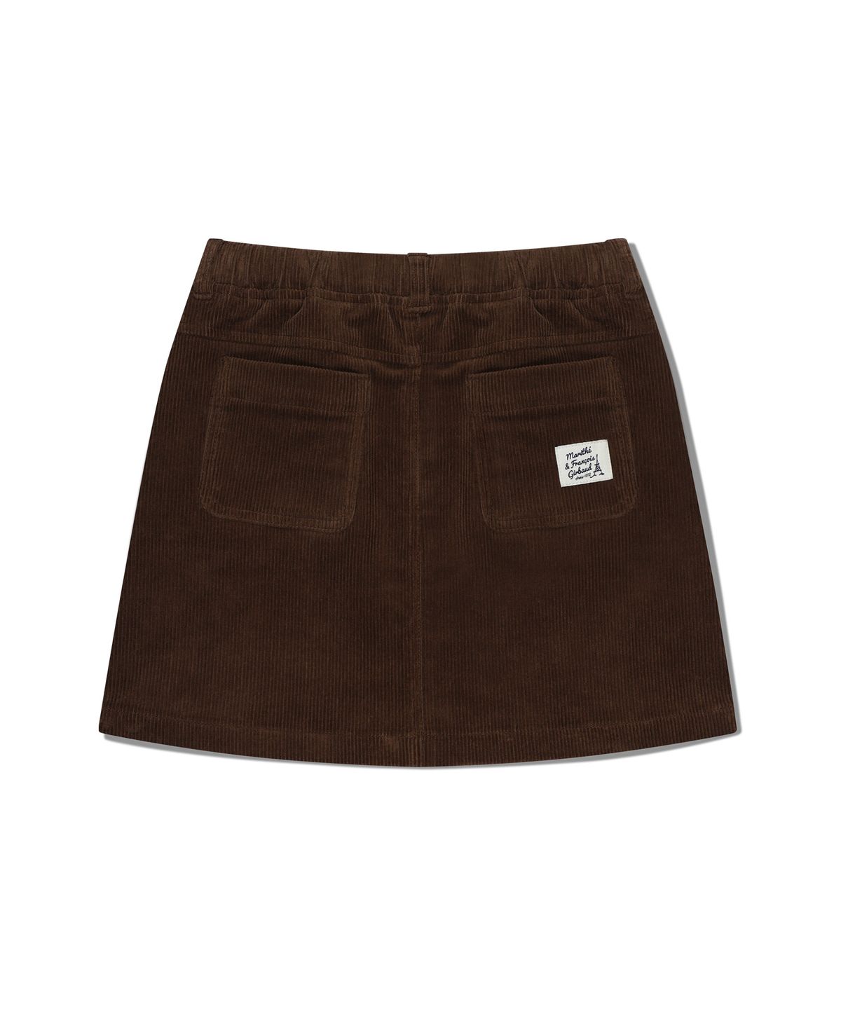마리떼 키즈(MARITHÉ KIDS) KIDS W EIFFEL LABEL CORDUROY MINI SKIRT brown
