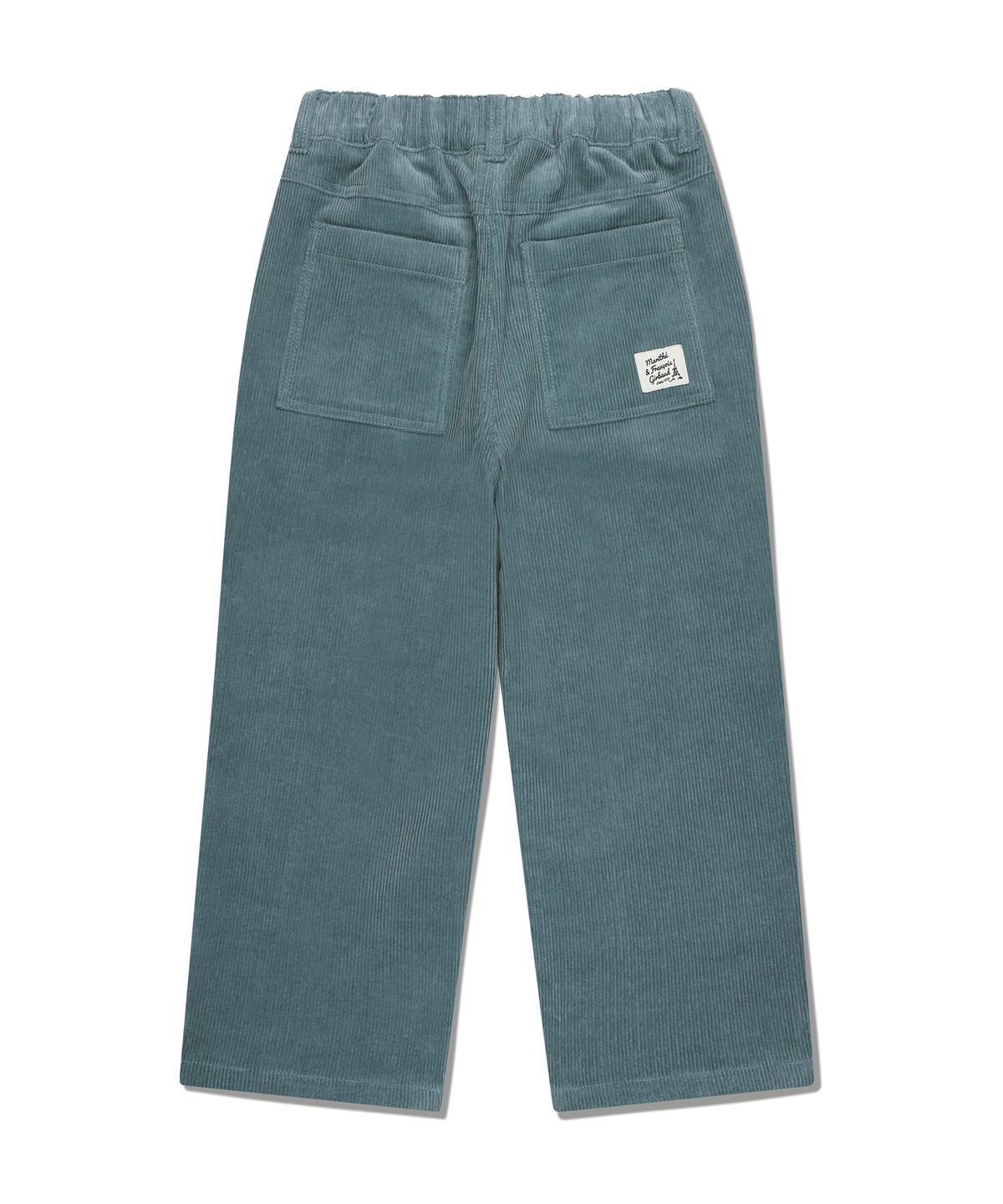 마리떼 키즈(MARITHÉ KIDS) KIDS EIFFEL LABEL CORDUROY STRAIGHT PANTS dark blue