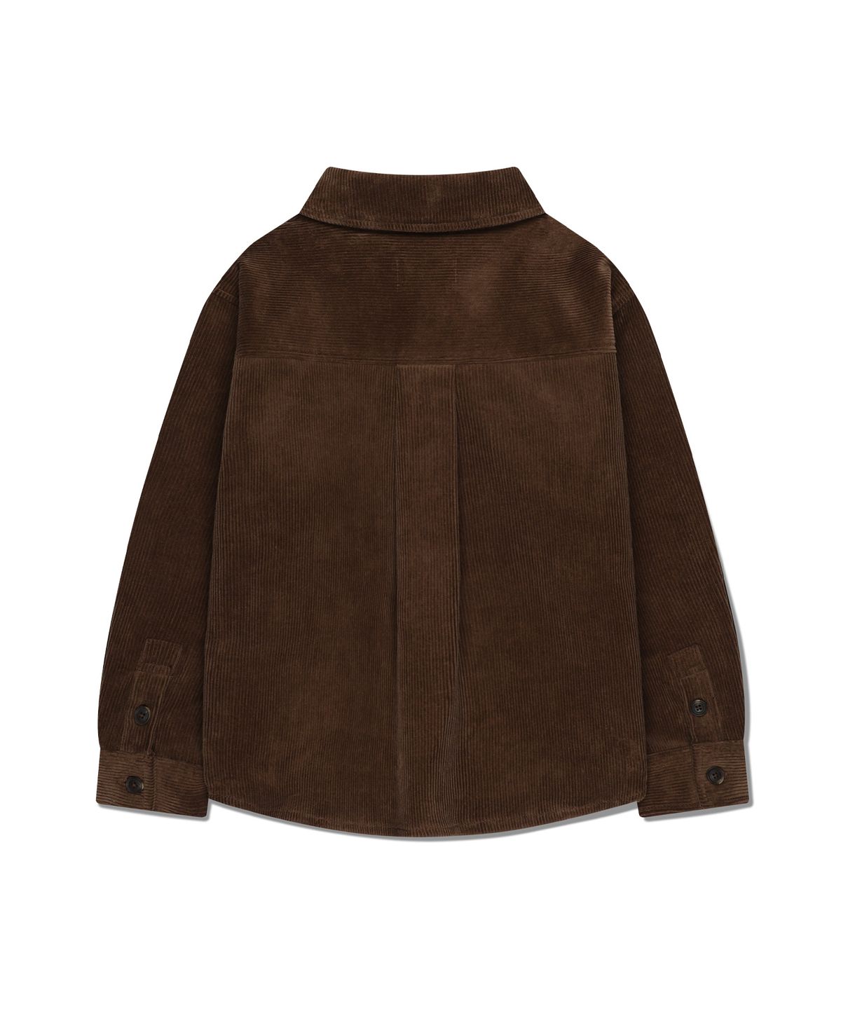 마리떼 키즈(MARITHÉ KIDS) KIDS EIFFEL LABEL CORDUROY SHIRKET brown