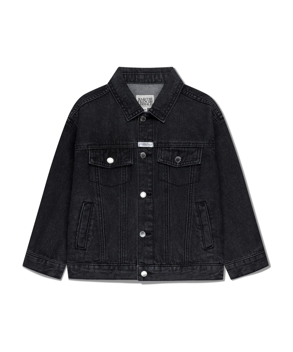 마리떼 키즈(MARITHÉ KIDS) KIDS OVER FIT DENIM TRUCKER JACKET black