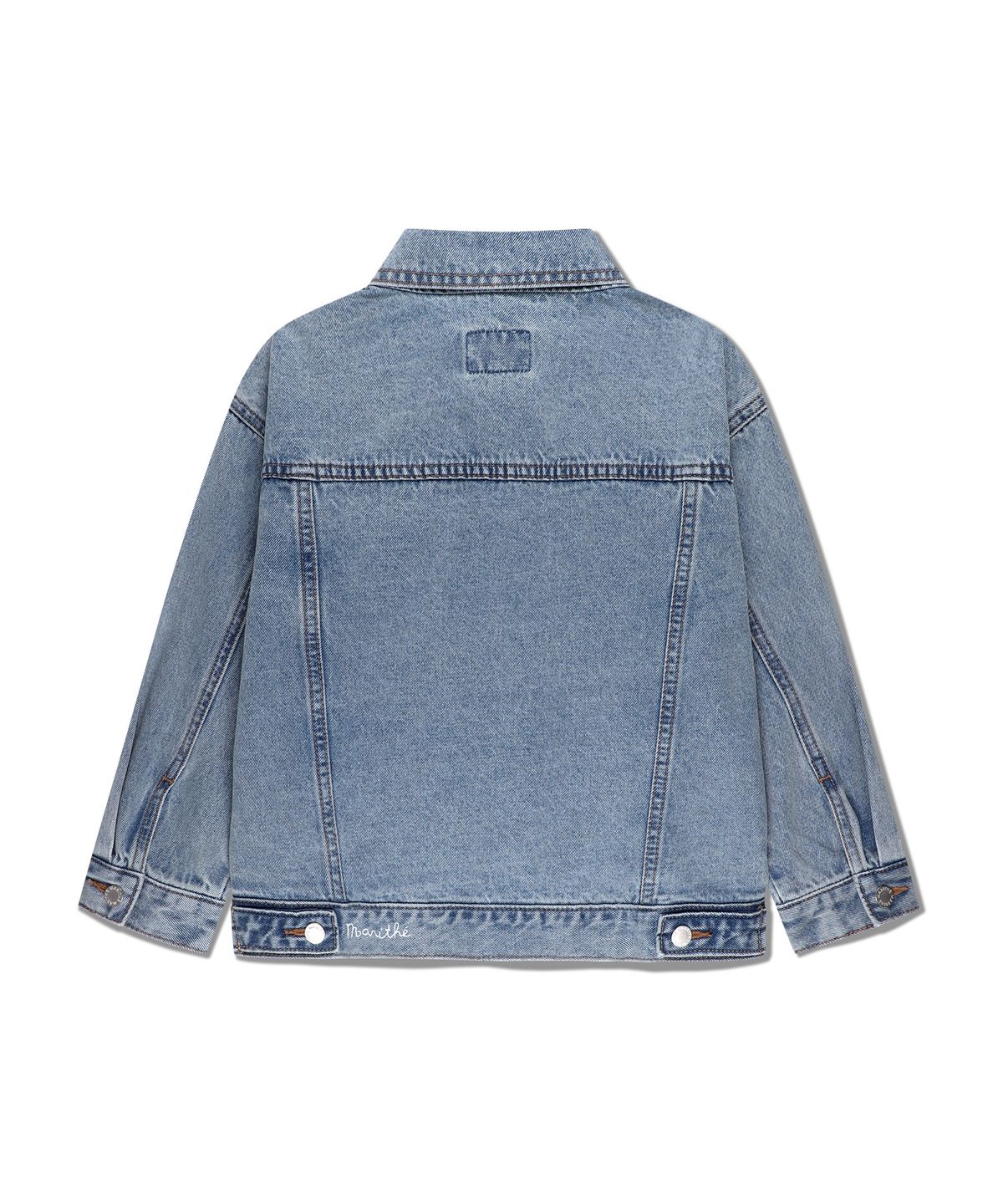 마리떼 키즈(MARITHÉ KIDS) KIDS OVER FIT DENIM TRUCKER JACKET blue