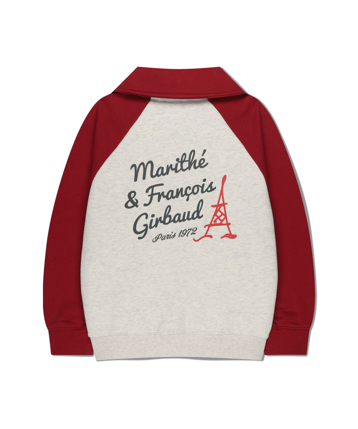 마리떼 키즈(MARITHÉ KIDS) KIDS CONTRAST COLOR SWEAT ZIPUP red