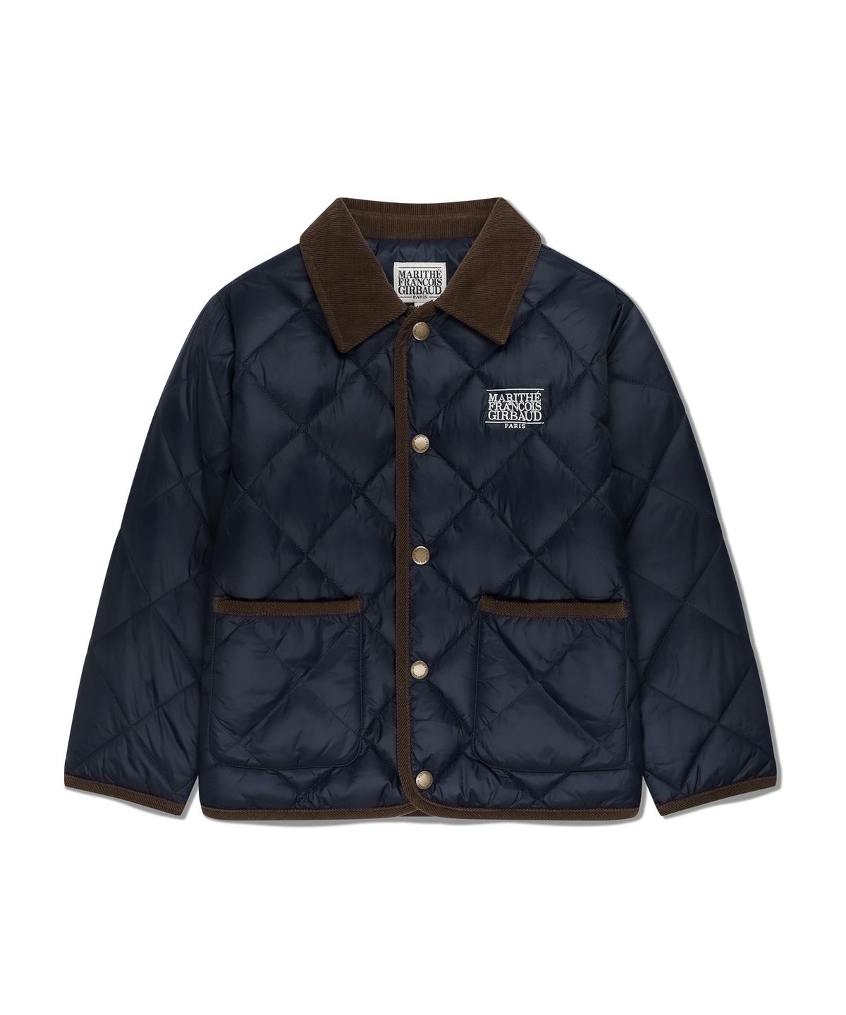 마리떼 키즈(MARITHÉ KIDS) KIDS CLASSIC LOGO QUILTING JACKET dark navy