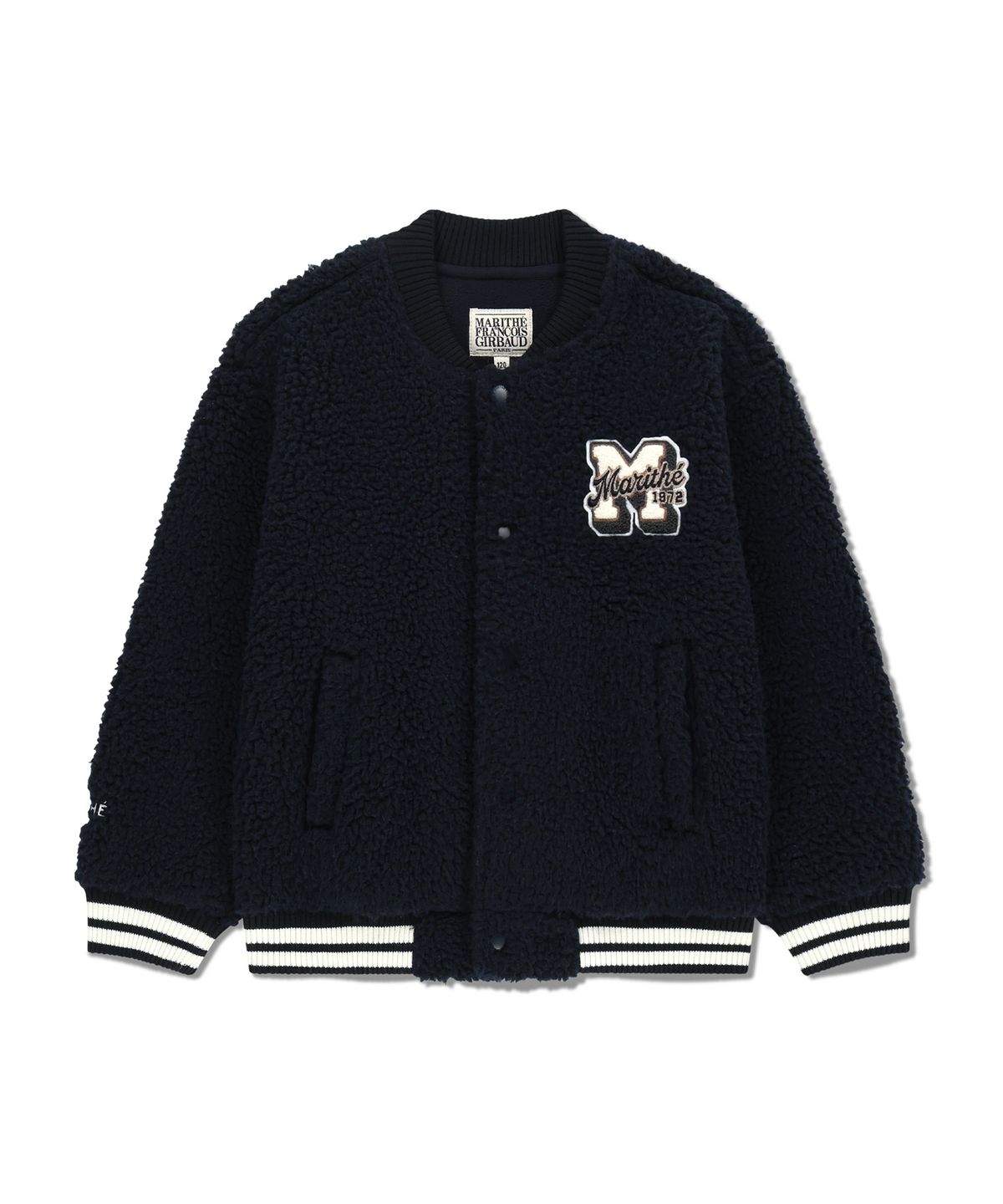 마리떼 키즈(MARITHÉ KIDS) KIDS UNI FLEECE VARSITY JACKET navy