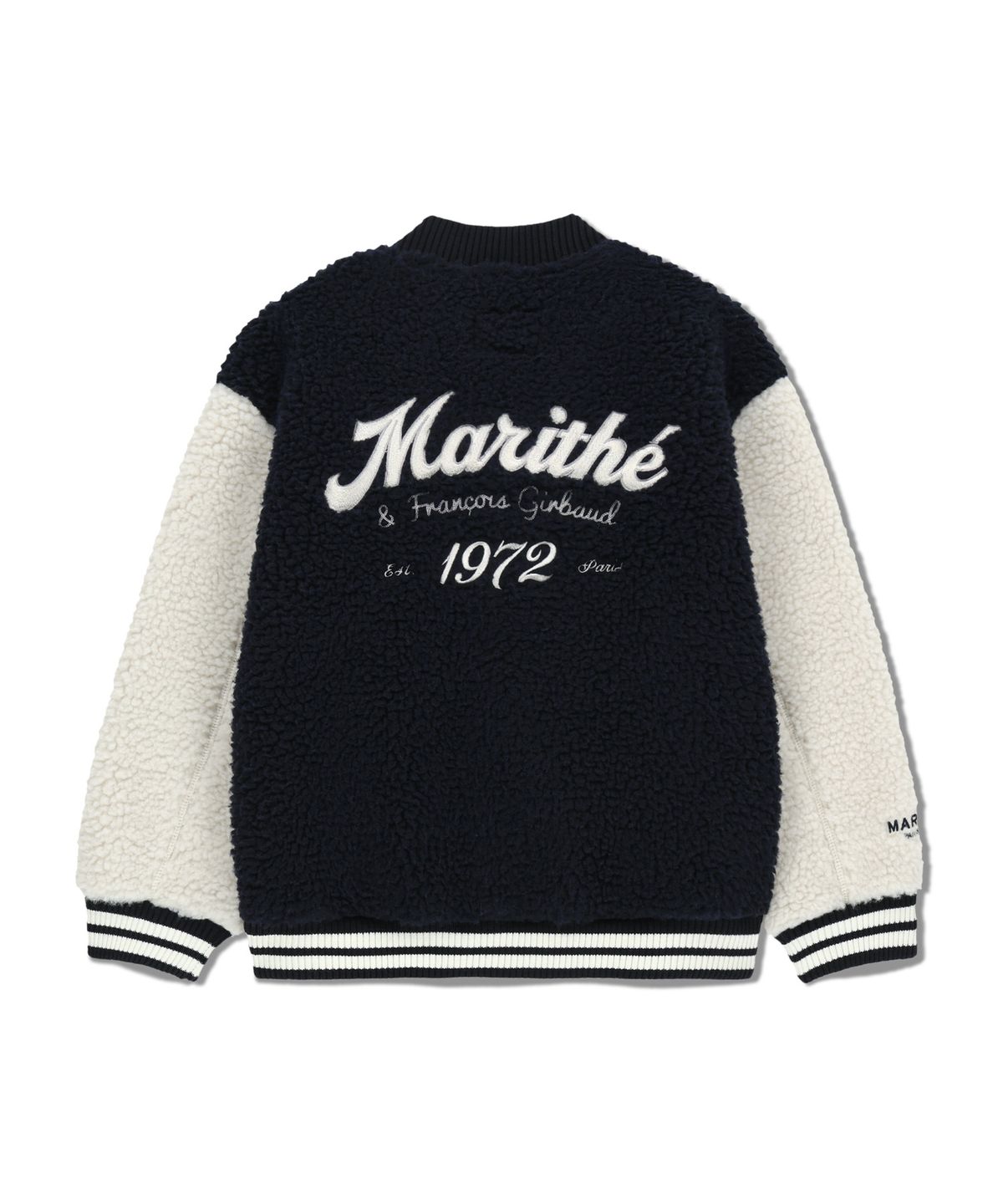 마리떼 키즈(MARITHÉ KIDS) KIDS UNI FLEECE VARSITY JACKET ivory
