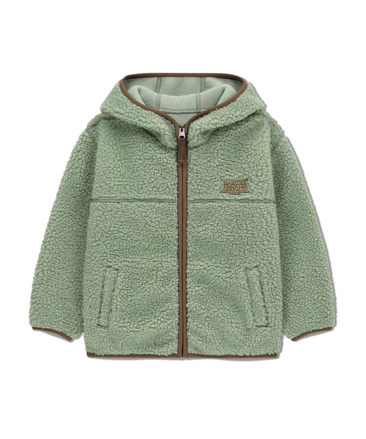 마리떼 키즈(MARITHÉ KIDS) KIDS CLASSIC LOGO FLEECE HOODIE ZIPUP mint