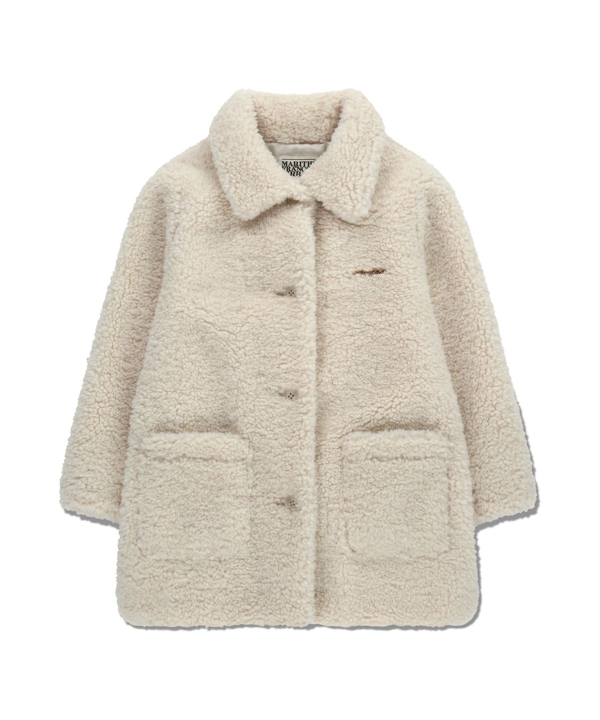 마리떼 키즈(MARITHÉ KIDS) KIDS W TEDDY BEAR COAT ivory