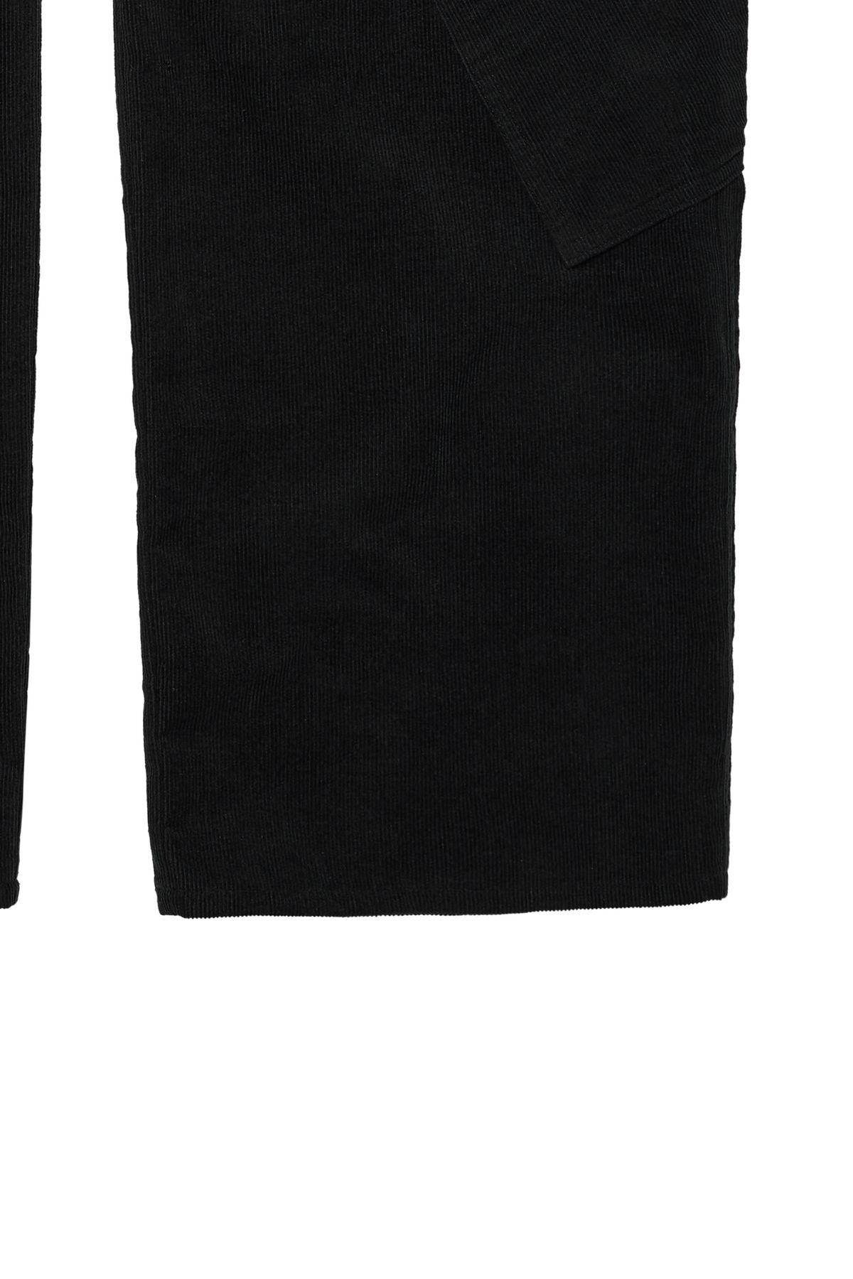다이닛(DEINET) DEINET CORDUROY UTILITY CARGO PANTS IN BLACK