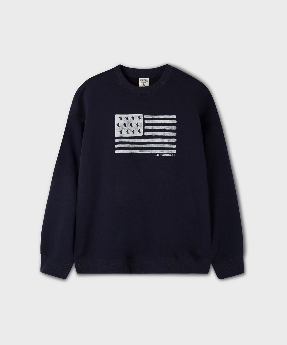 후아유(WHO.A.U) American Flag Sweatshirt / WHMWG2492U