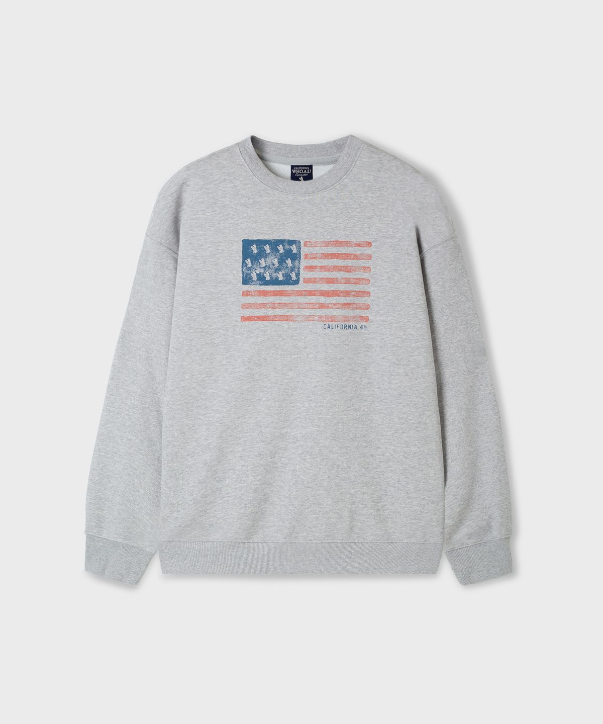 후아유(WHO.A.U) American Flag Sweatshirt / WHMWG2492U