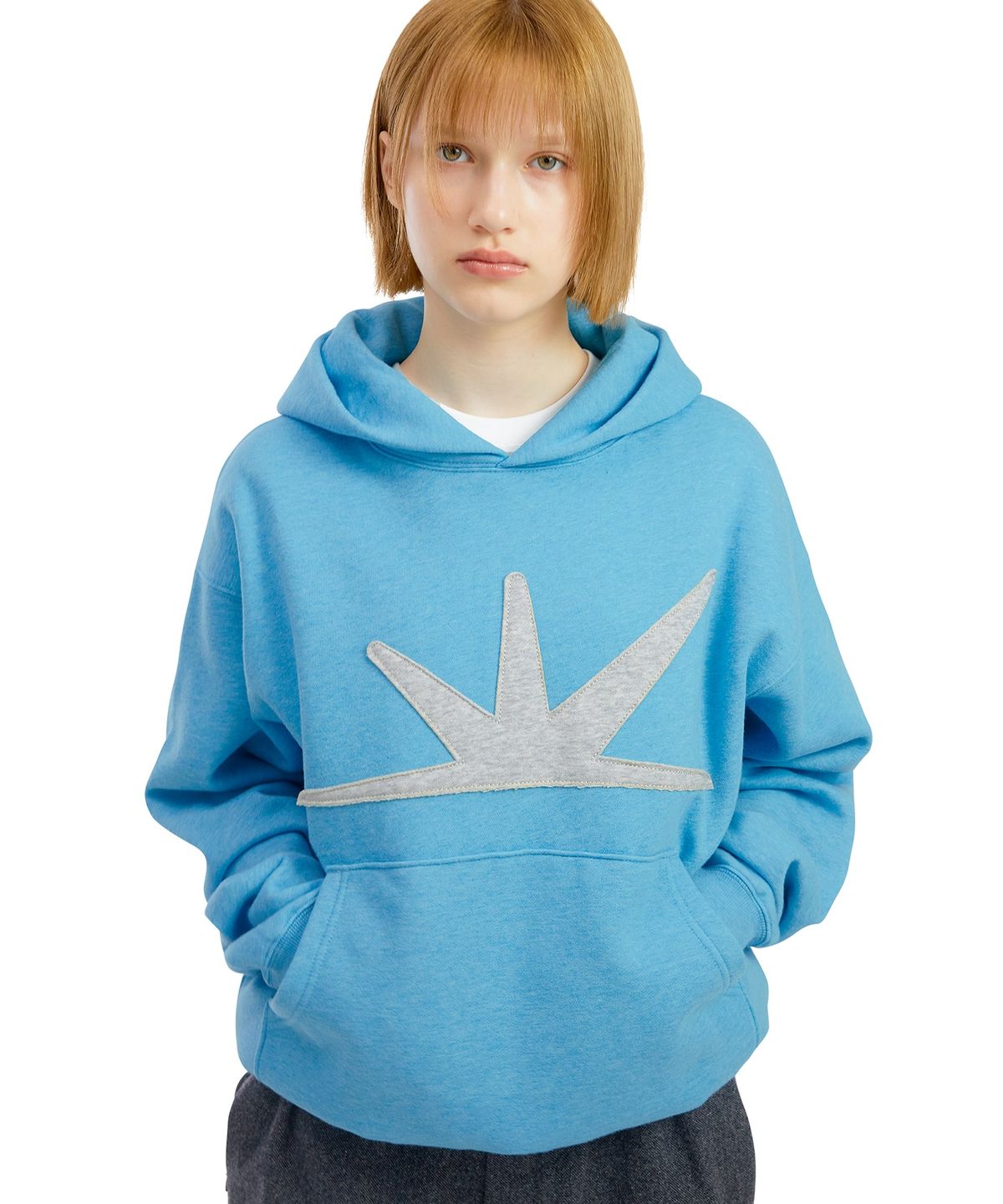 썬러브투어(SUNLOVETOUR) Daybreak Brushed Hoodie Heather Blue