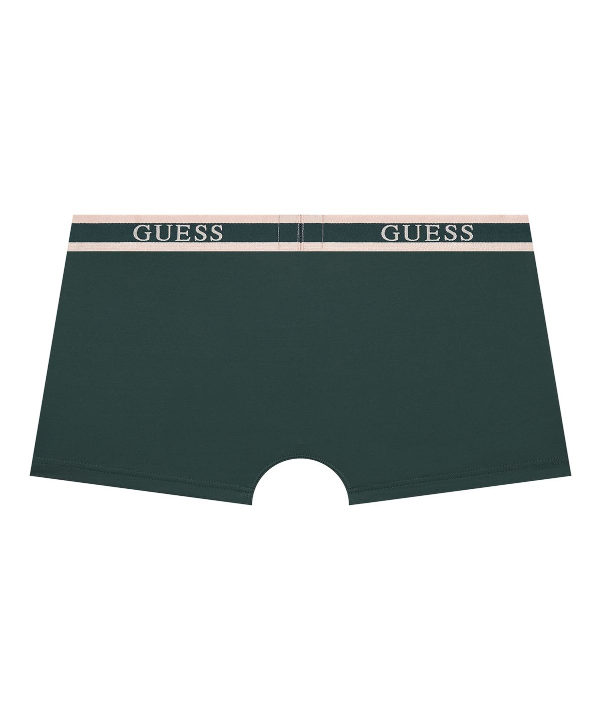게스언더웨어(GUESS UNDERWEAR) 핑크골드 밴디드 드로즈 - 딥그린