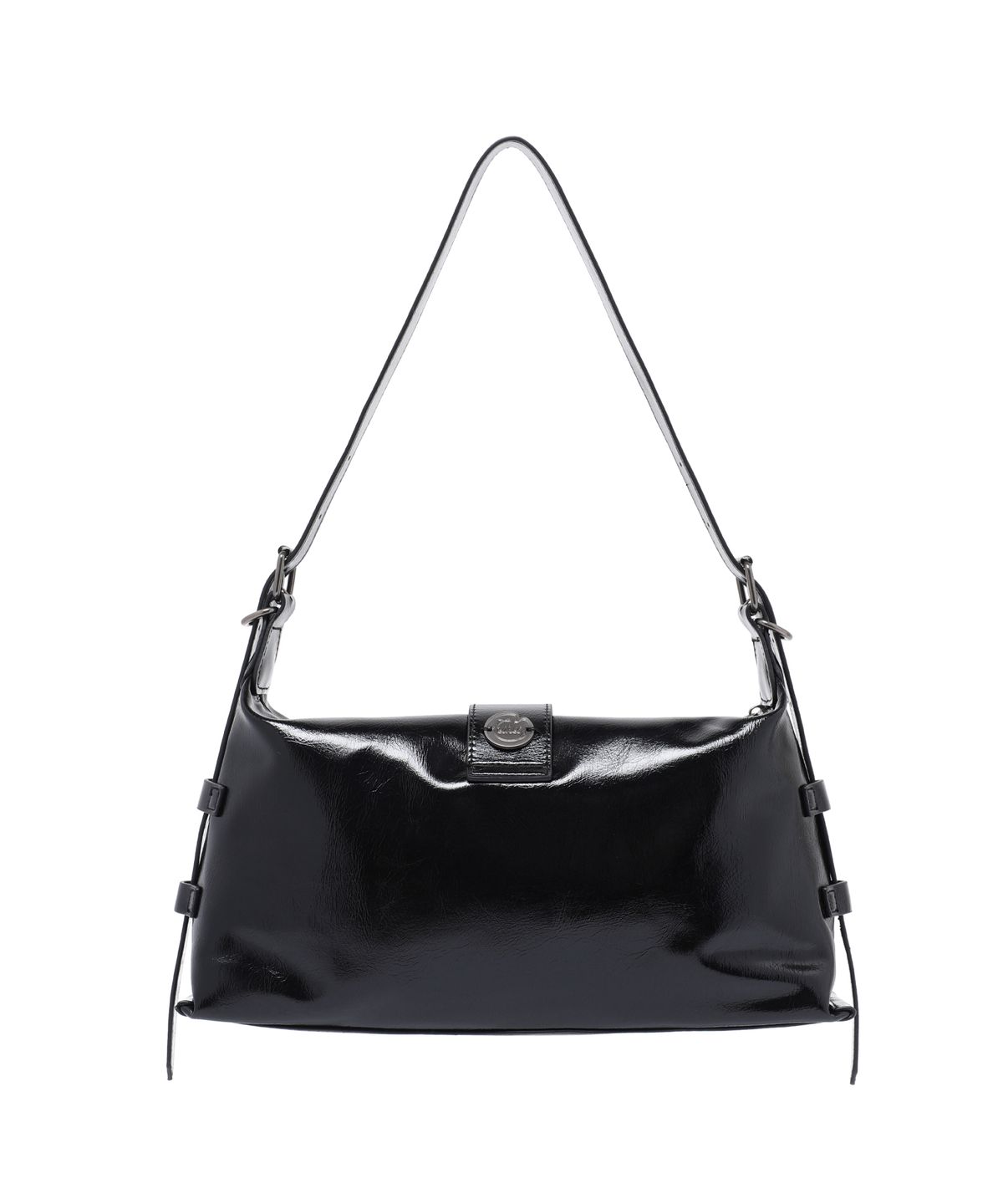 페이헤이(FEIHEI) Mini Wave Belted Bag (Black)