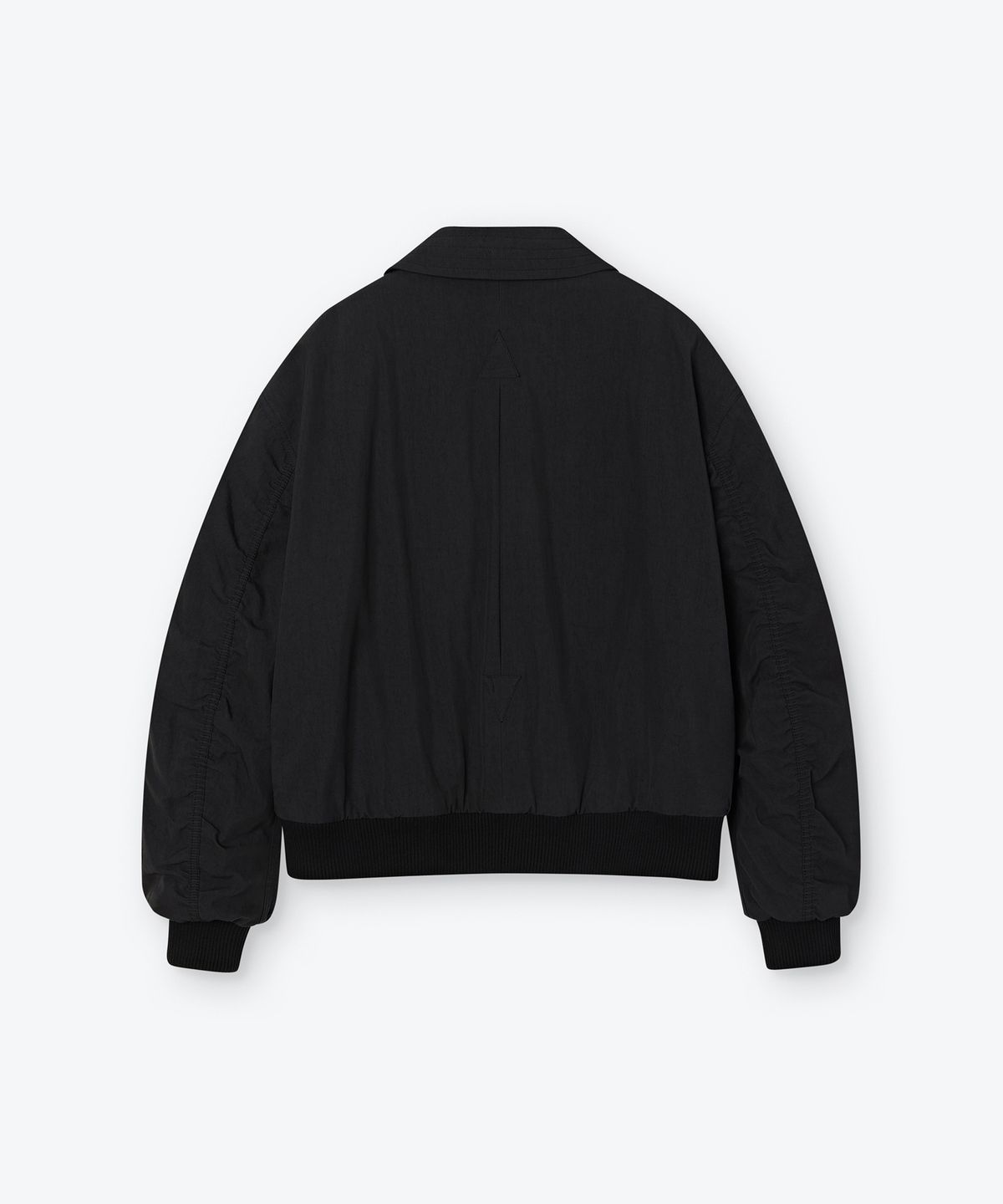 웨스켄(WESKEN) WASHED COTTON PANELLED JACKET (BLACK)