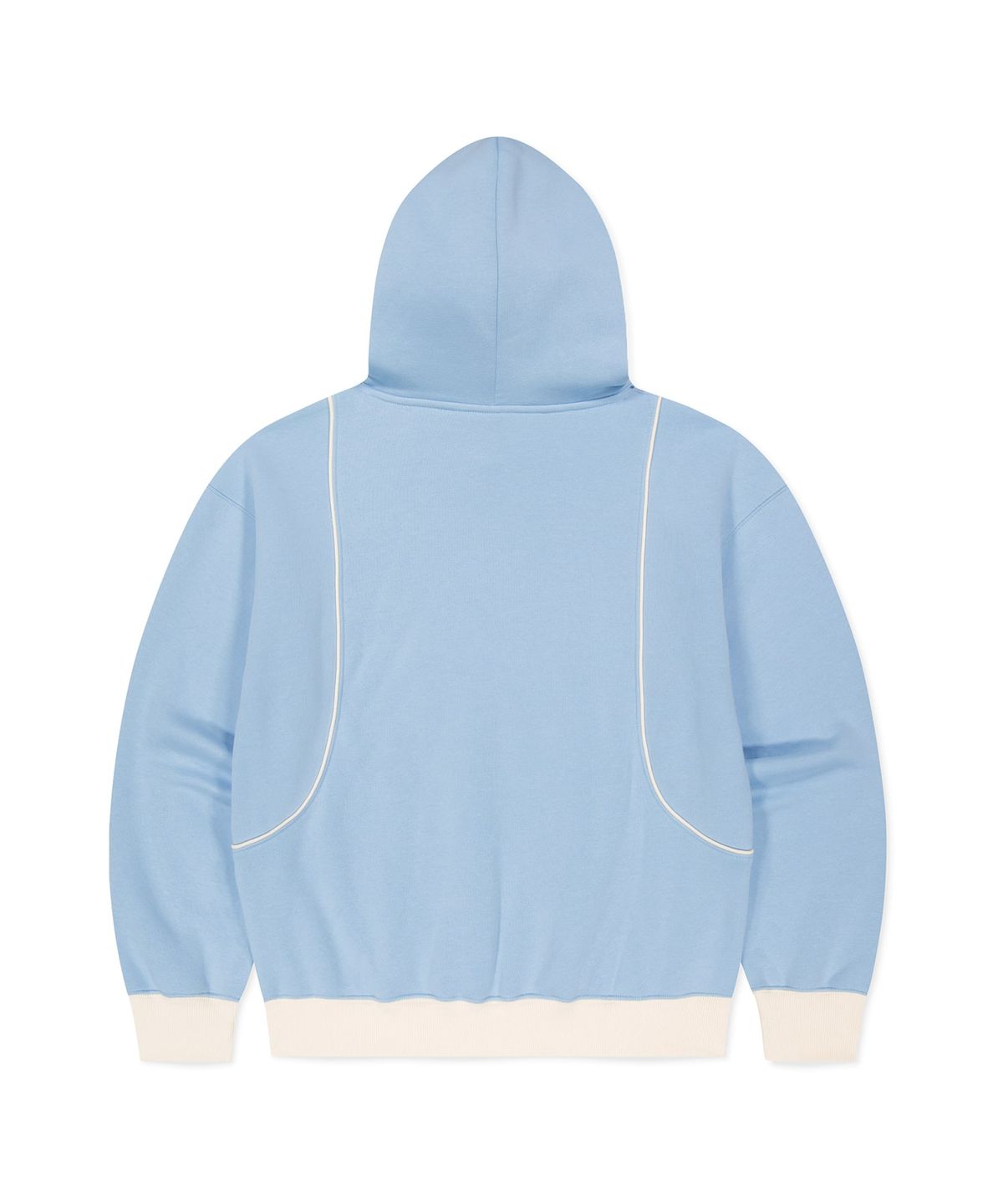썬러브투어(SUNLOVETOUR) Crescent Brushed Hoodie Light Blue
