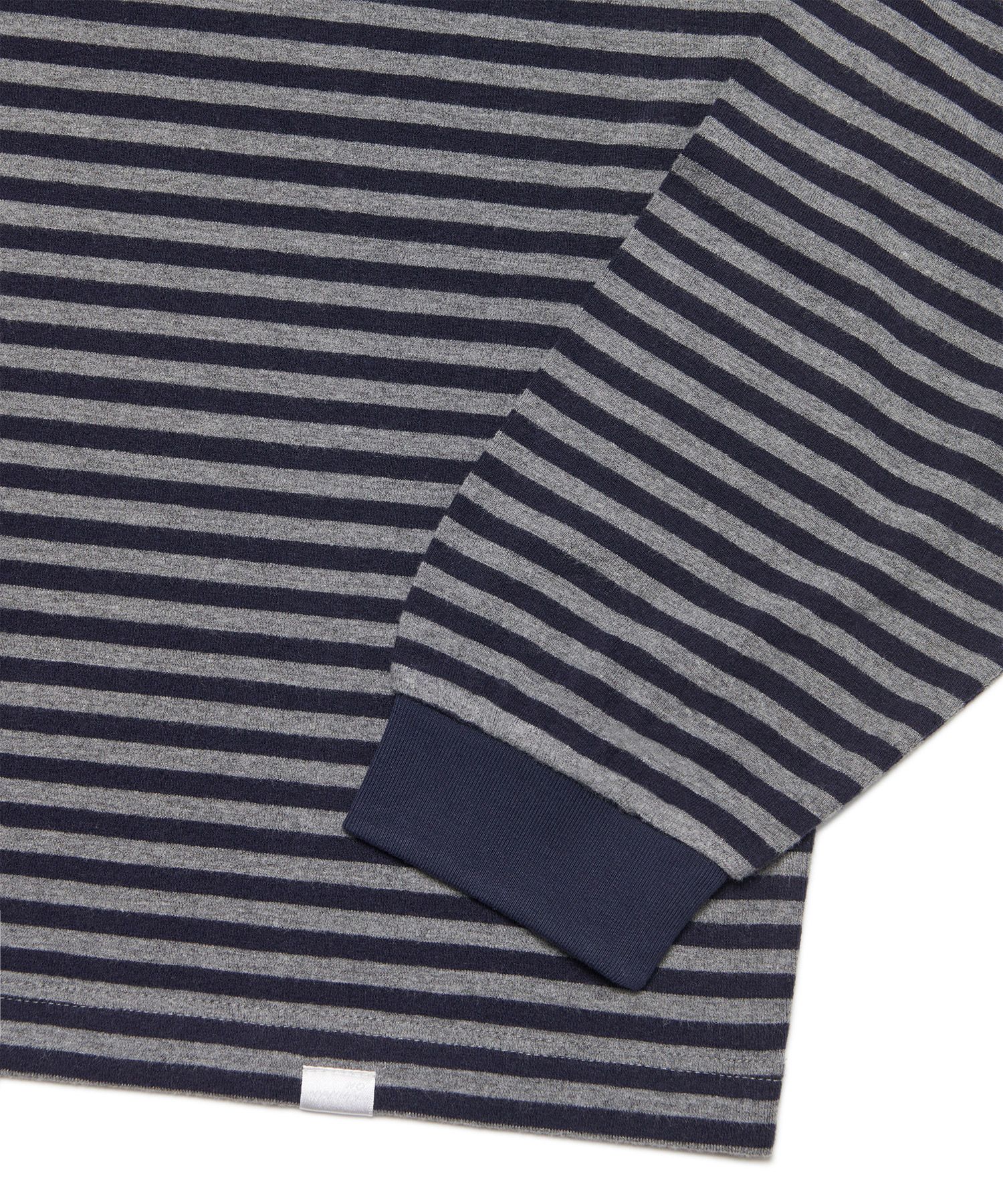 MUSINSA | NOMANUAL NM BORDER LONG SLEEVE TEE - DARK NAVY