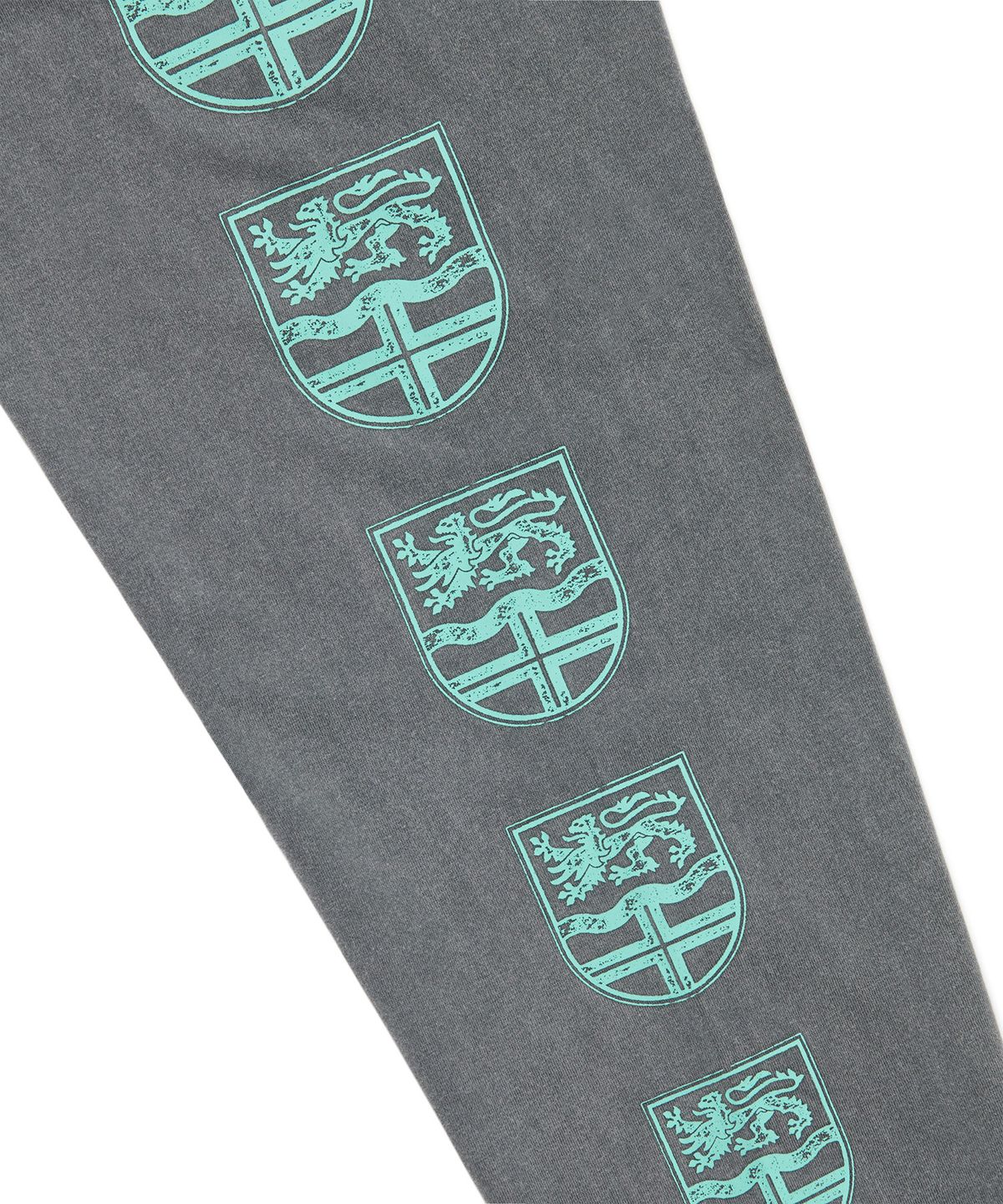 노매뉴얼(NOMANUAL) EMBLEM LONG SLEEVE TEE - WASHED GRAY