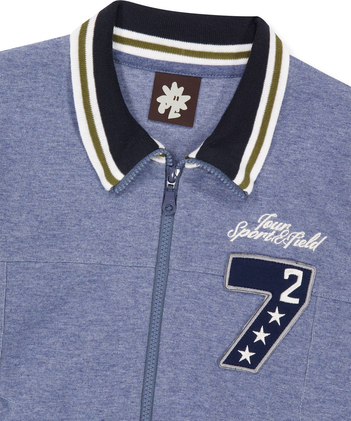 썬러브투어(SUNLOVETOUR) W Patch Track Jacket Heather Navy