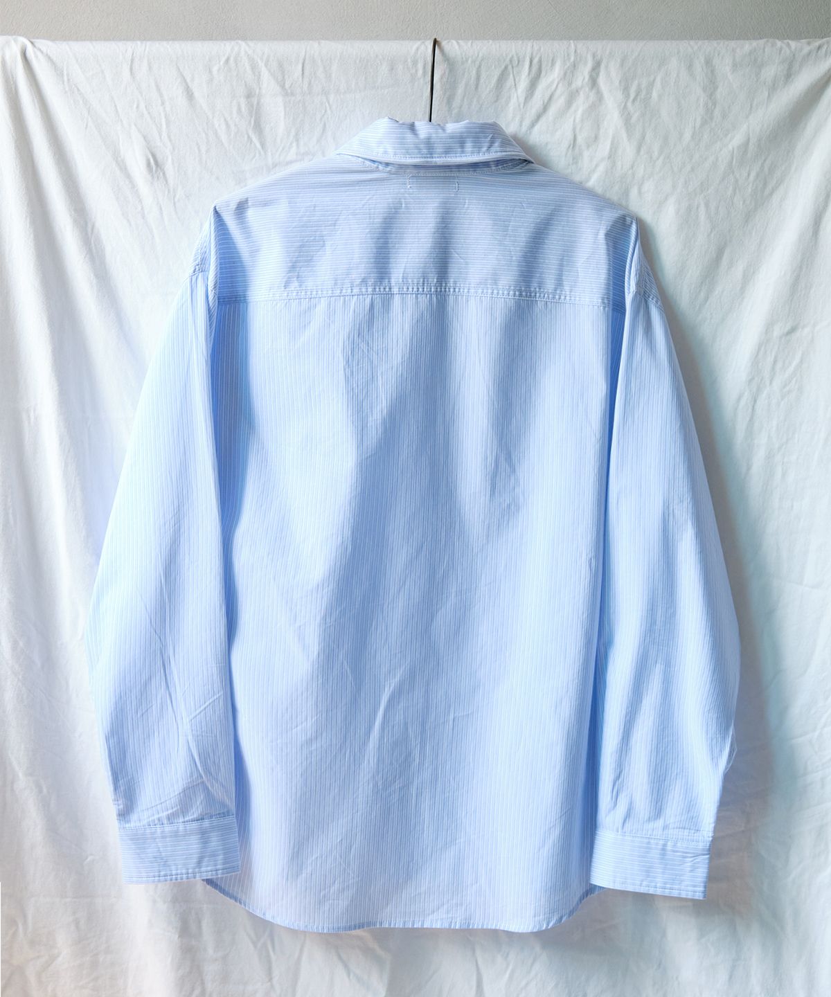 토프(TOFF) Stripe wire shirts (Sky blue)