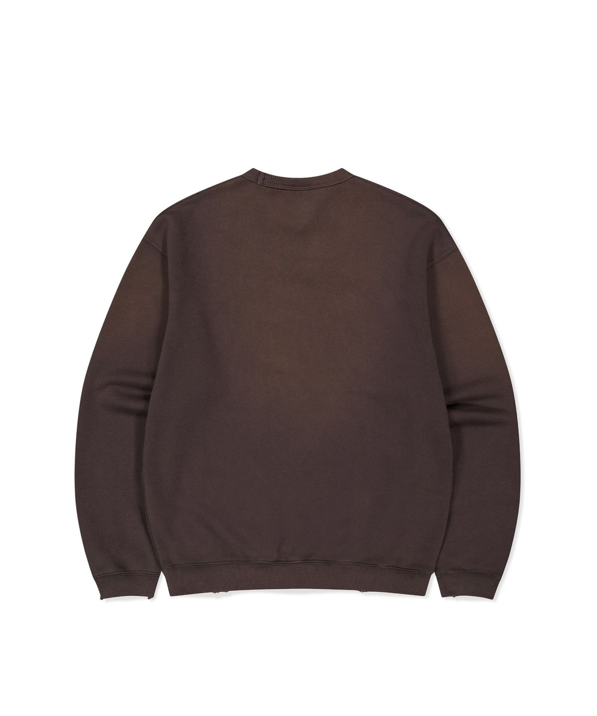 썬러브투어(SUNLOVETOUR) Faded Patch Pocket Crew Brown