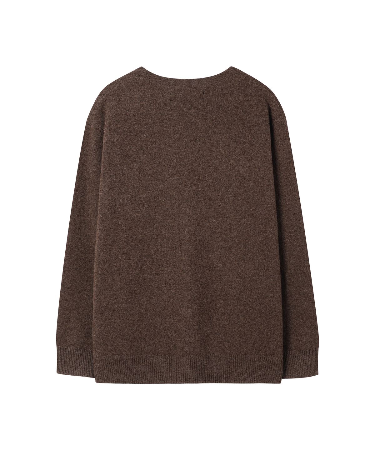 웨슬리 휴스턴(WESLEYHYUSTON) Vine metal button wool cardigan brown