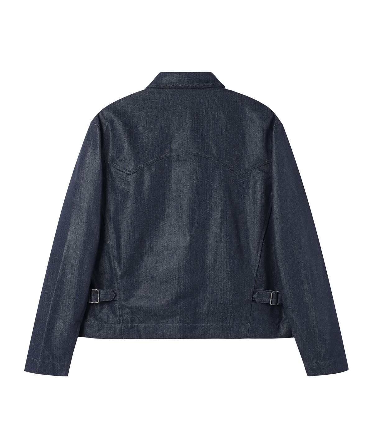 웨슬리 휴스턴(WESLEYHYUSTON) Herringbone glow denim western jacket indigo