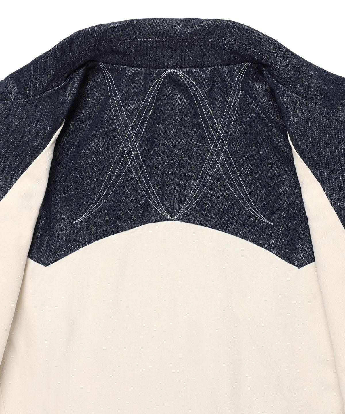 웨슬리 휴스턴(WESLEYHYUSTON) Herringbone glow denim western jacket indigo