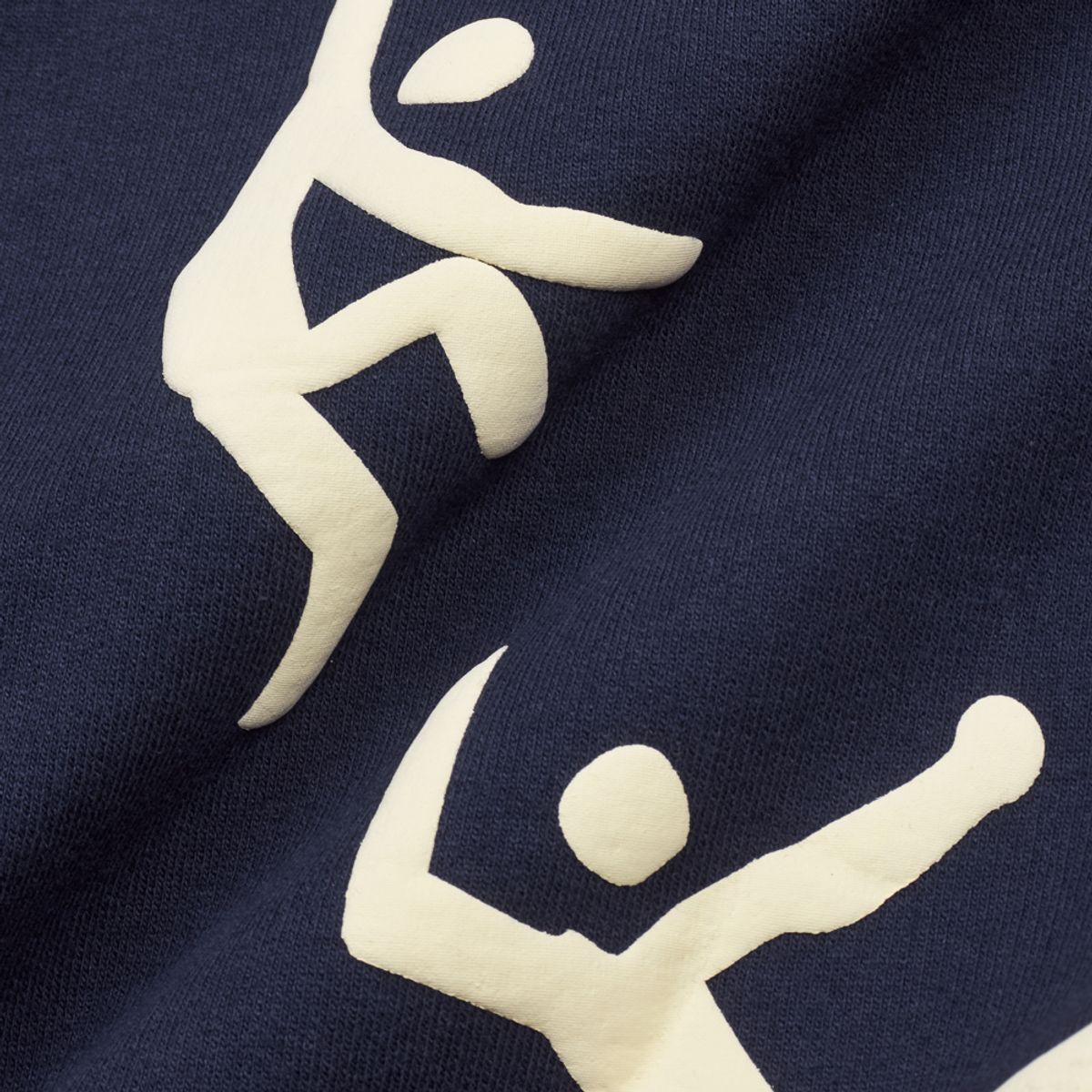 아모우(AMOU) Dancing Circle Crop Hoodie Zip-up NAVY