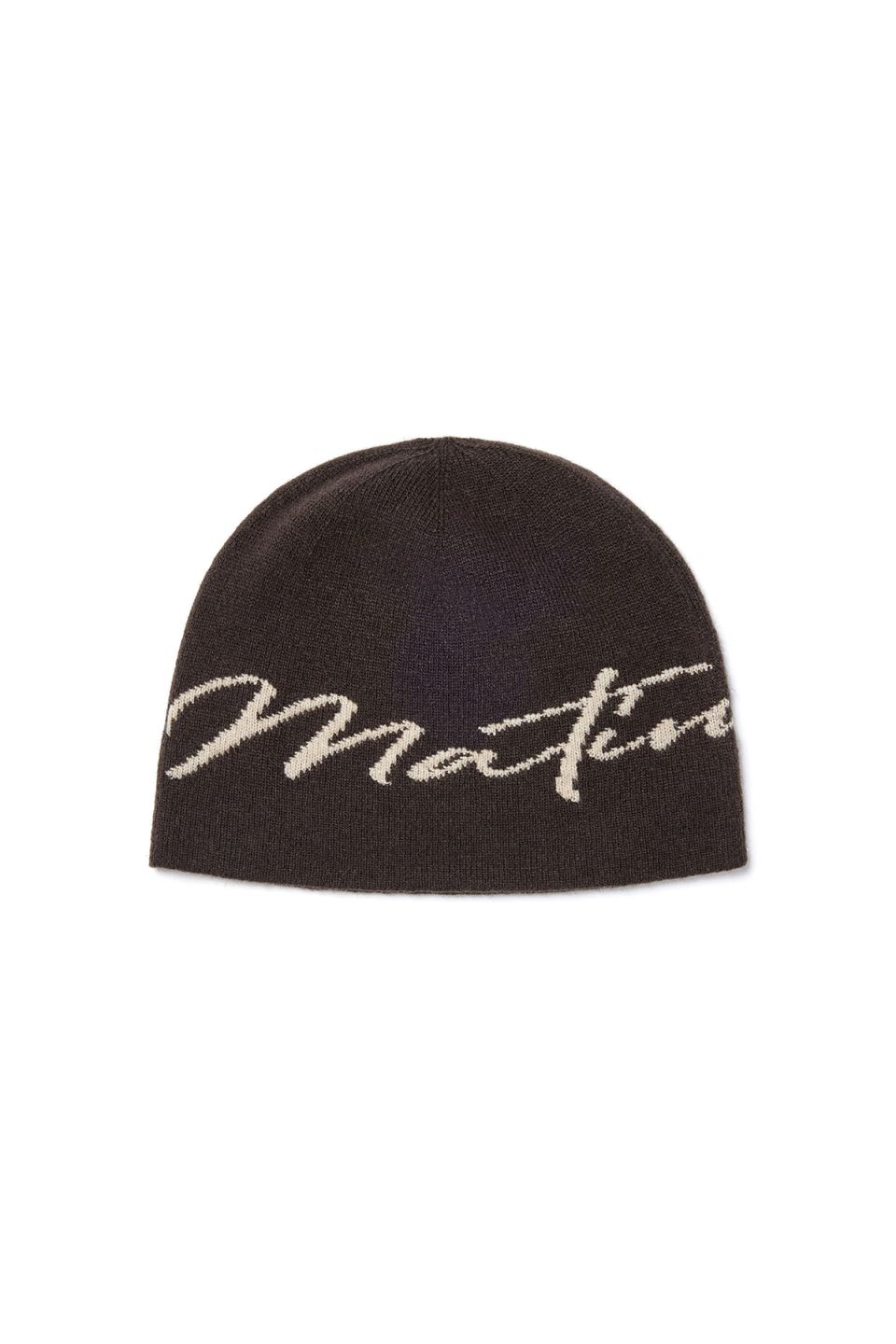 【Y】matin kim ビーニー Matin Kim☆[正規品] LOGO JACQUARD SHORT BEANIE (Matin Kim/ニット