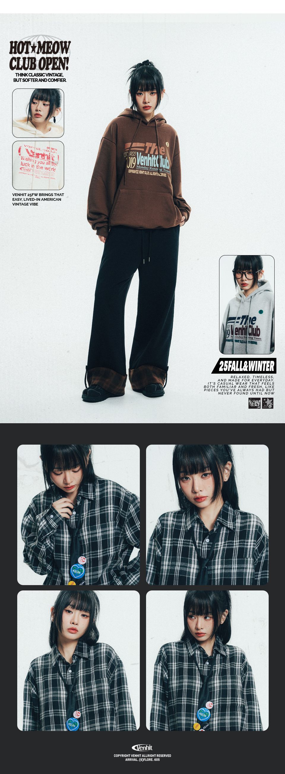 ♡極美品♡Munsingwear チェック ジャケット パーカー ウェア MUSINSA公式 | VENHIT MRT チェックアプリケ フードパーカー_モカムース