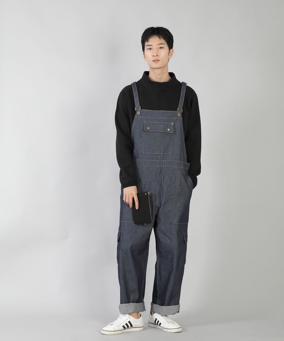 세인트크루(SAINTCREW) 체인지퍼 폰 파우치 CSP-153 블랙