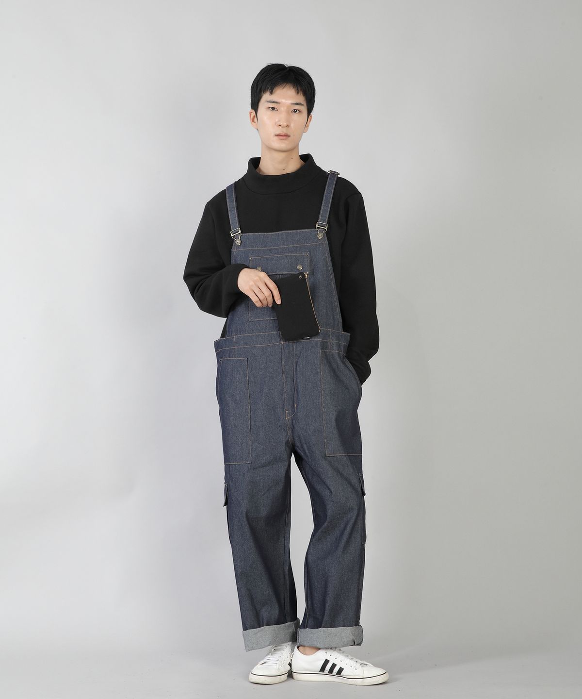 세인트크루(SAINTCREW) 체인지퍼 폰 파우치 CSP-153 블랙