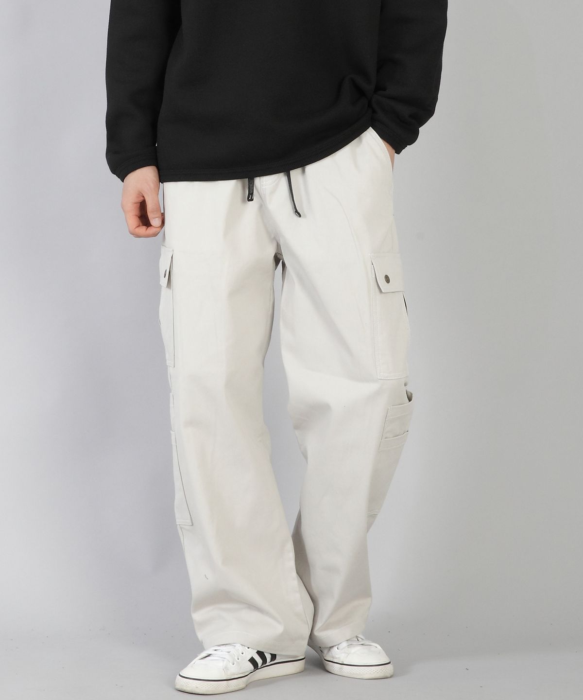 세인트크루(SAINTCREW) 더블카고 스트링 조거팬츠 DCJ-338 라이트실버
