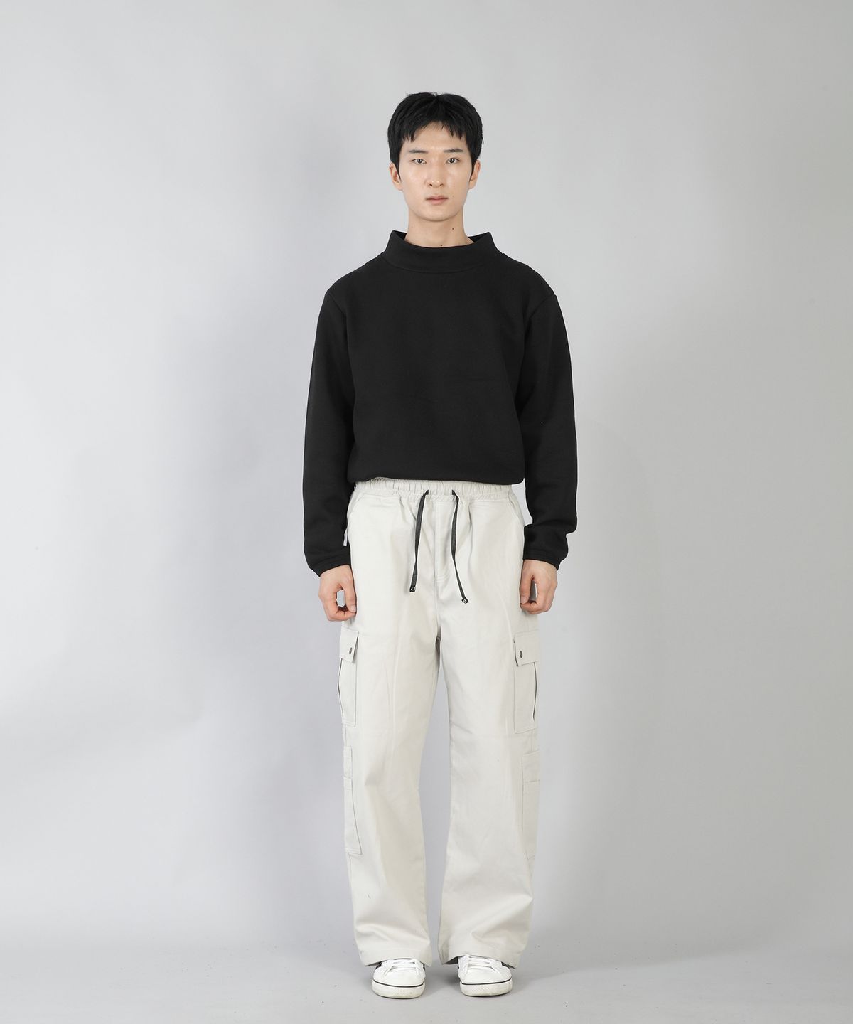 세인트크루(SAINTCREW) 더블카고 스트링 조거팬츠 DCJ-338 라이트실버