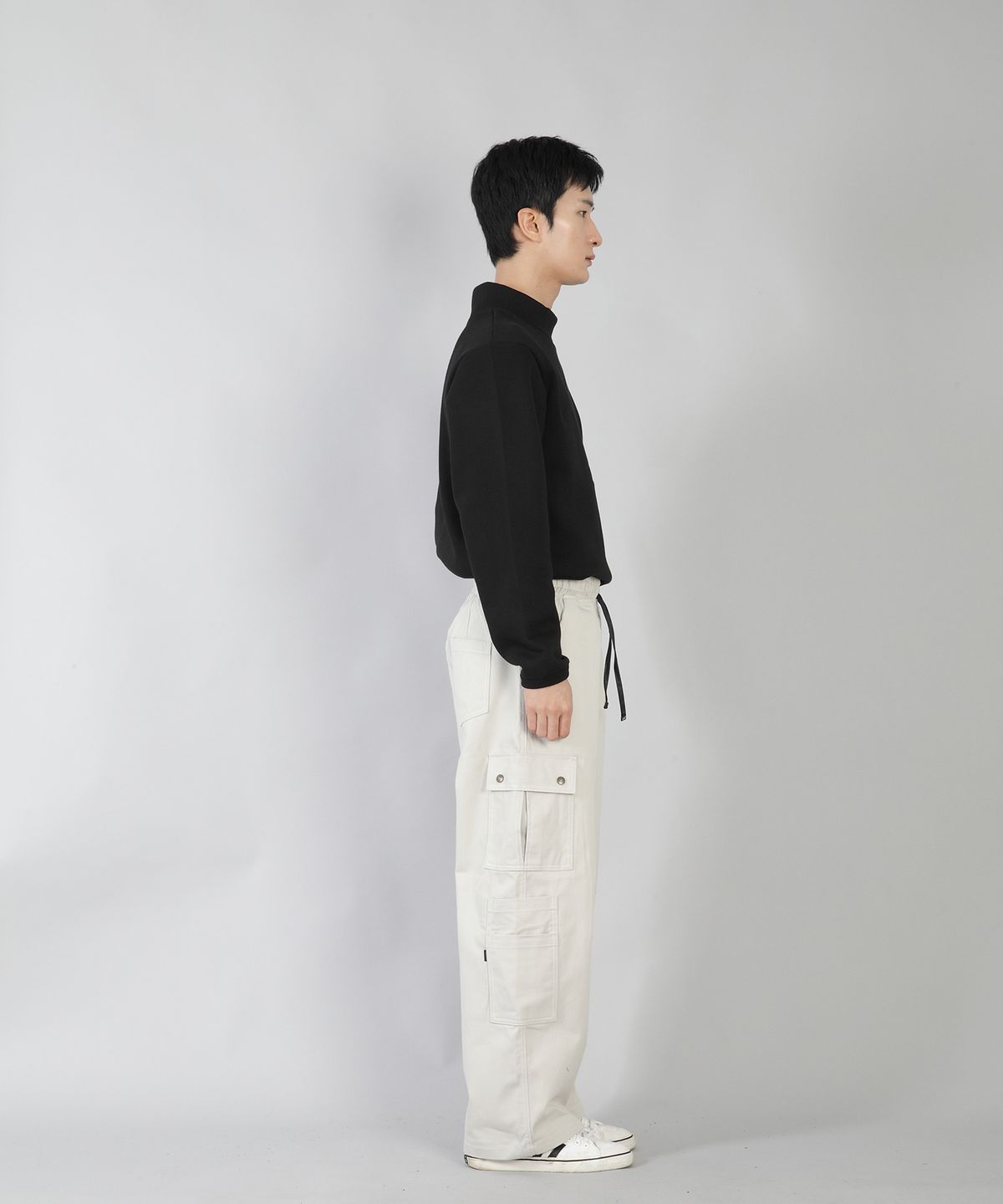 세인트크루(SAINTCREW) 더블카고 스트링 조거팬츠 DCJ-338 라이트실버