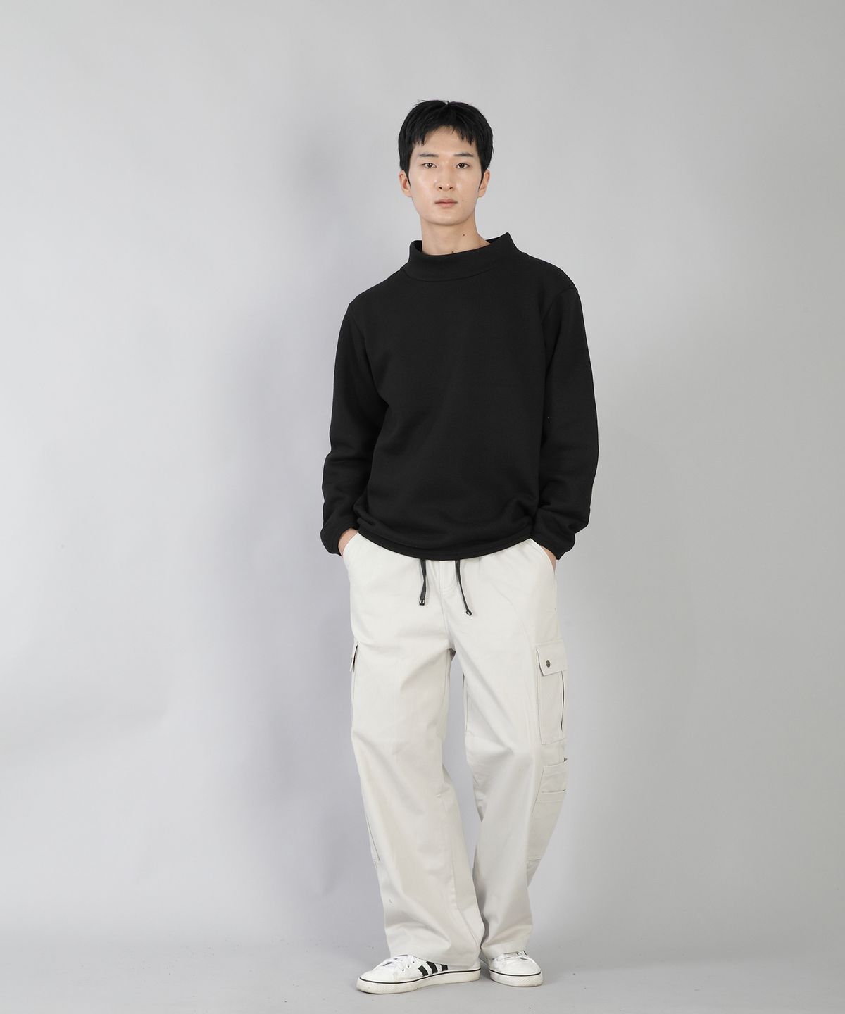 세인트크루(SAINTCREW) 더블카고 스트링 조거팬츠 DCJ-338 라이트실버