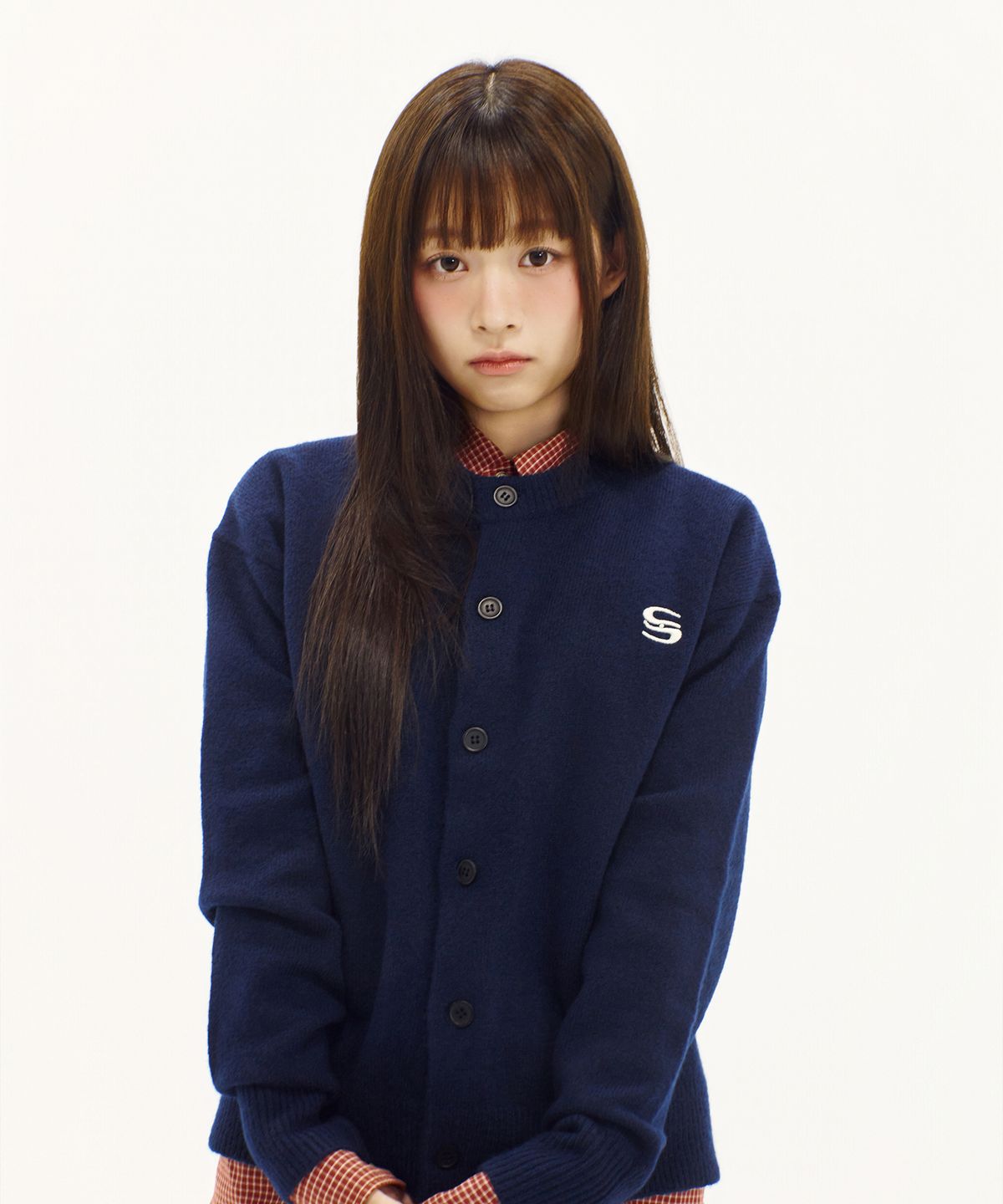 소라노(SORANO) SORANO Single Logo Cardigan [4Color]