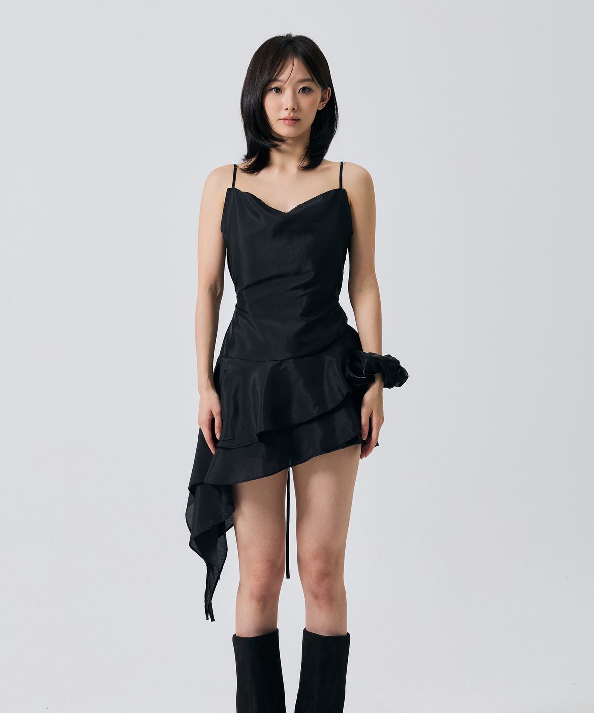아리킴(ARIKIM) NYX MINI DRESS / BLACK