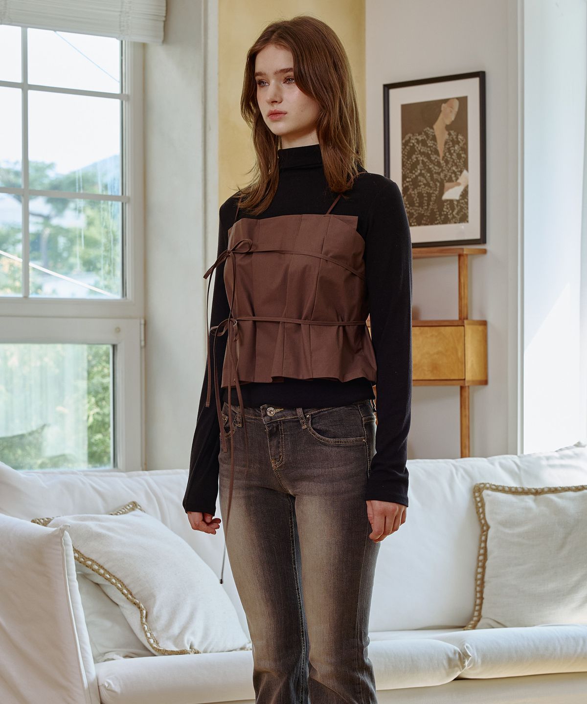 아리킴(ARIKIM) IRIS TOP / BROWN