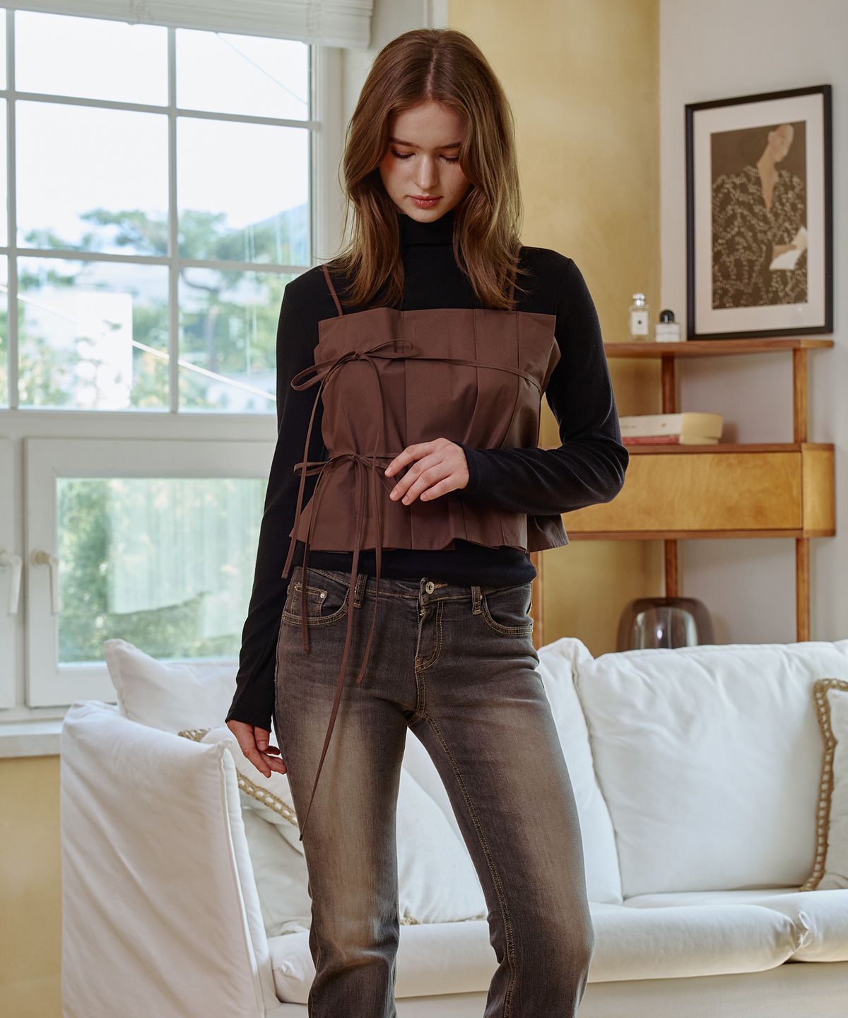 아리킴(ARIKIM) IRIS TOP / BROWN