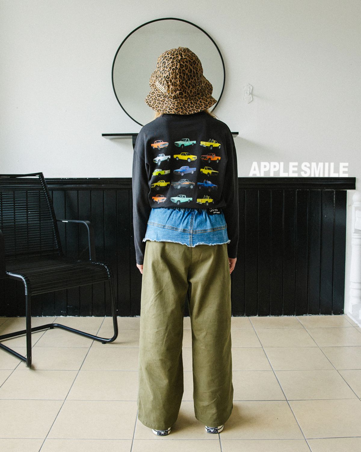 애플스마일(APPLESMILE) 레이어드 청 데님