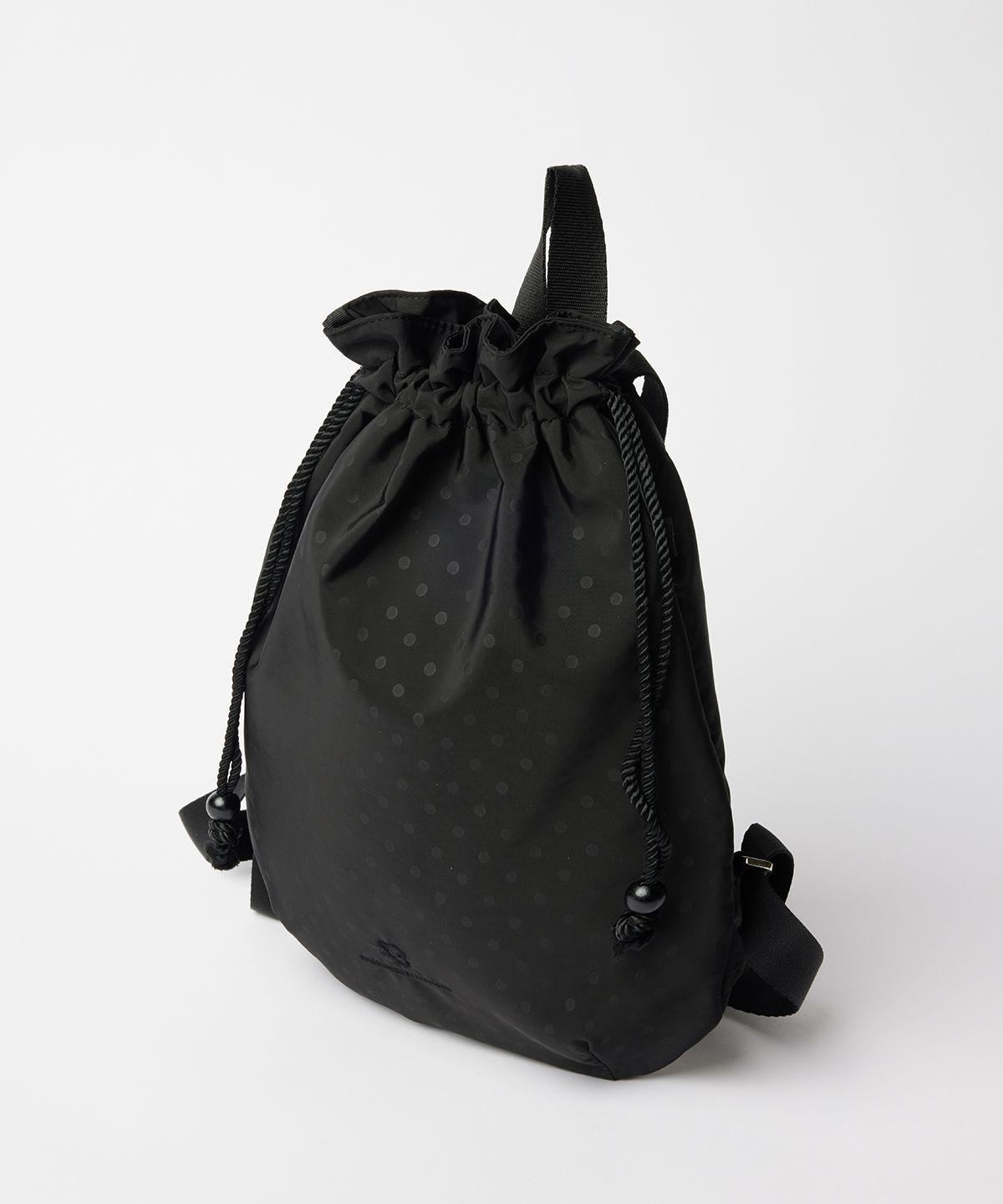 수뭄보눔(SUMUMBONUM) Dot string backpack [Black]